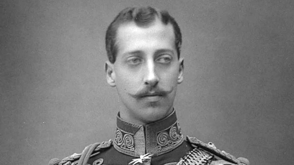 Cropped photo of Prince Albert Victor, 1891