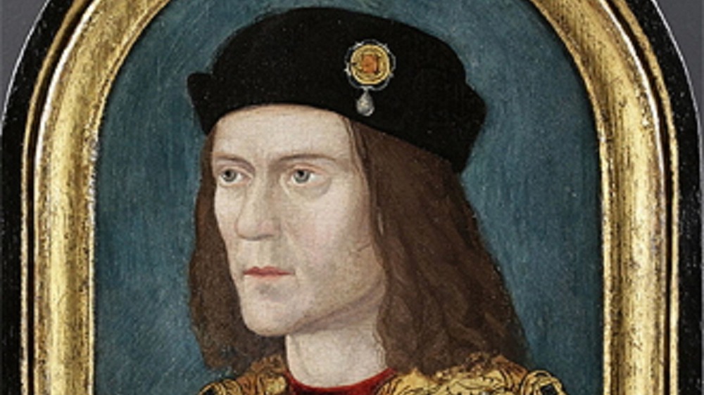 Cropped portrait of Richard III by unknown artist, c. 1520