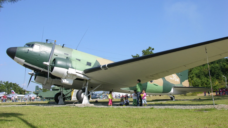 RAF version of EC-47Q museum outdoors