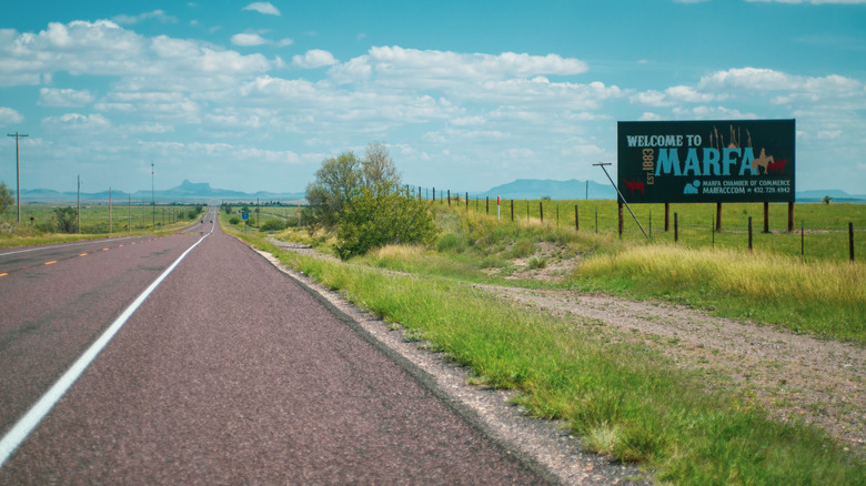 Welcome to Marfa sign