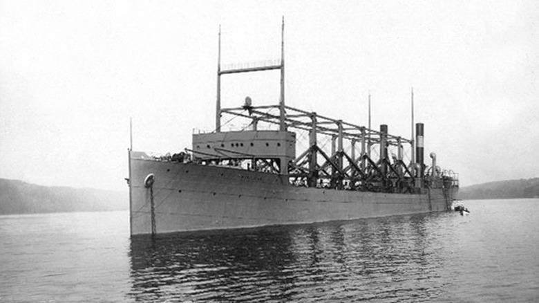 uss cyclops on water