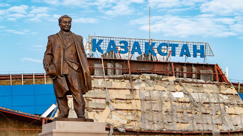 statue in Kazakhstan
