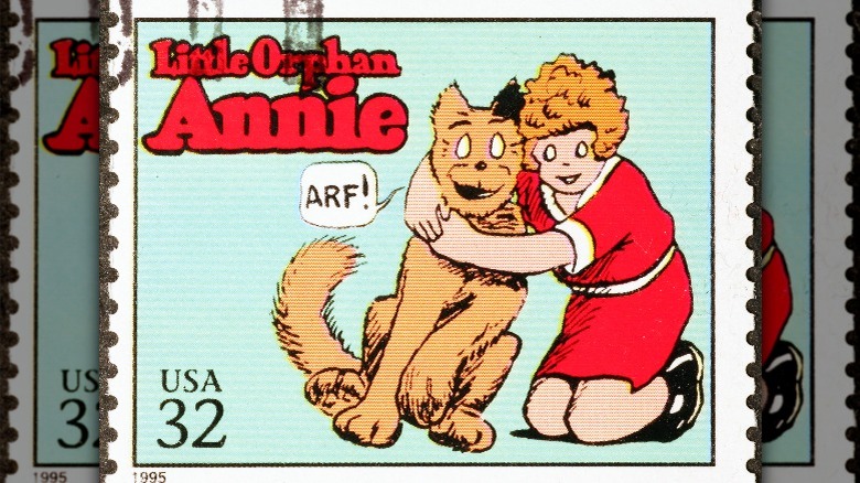 stamp cartoon Annie Sandy