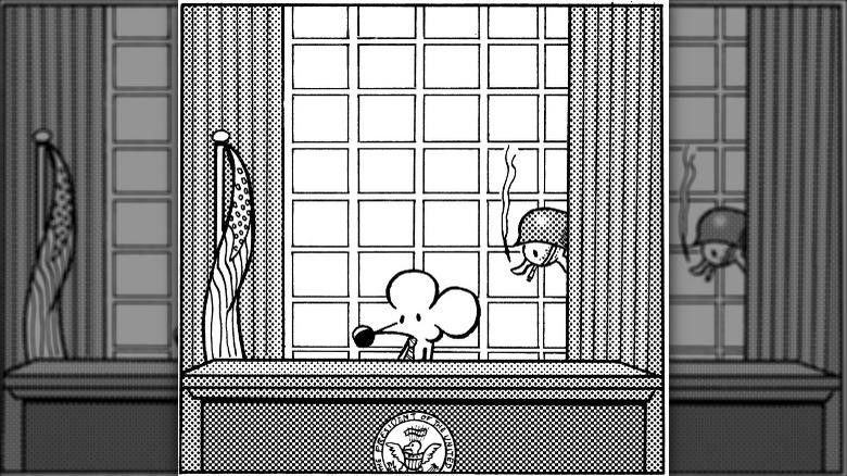 Rat from Pearls before Swine in Oval Office