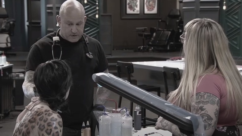 Ink Master cheetah girl session