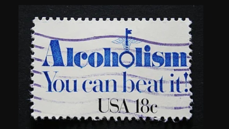 Alcoholism: You can beat it! stamp