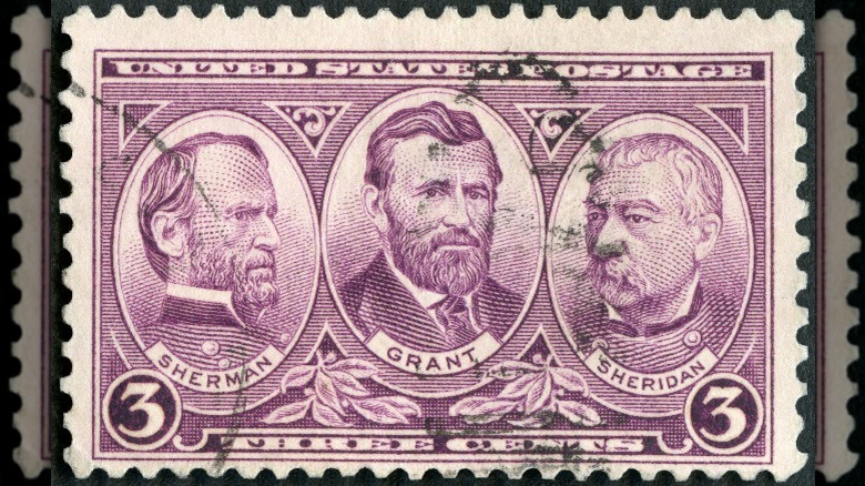 Union generals stamp