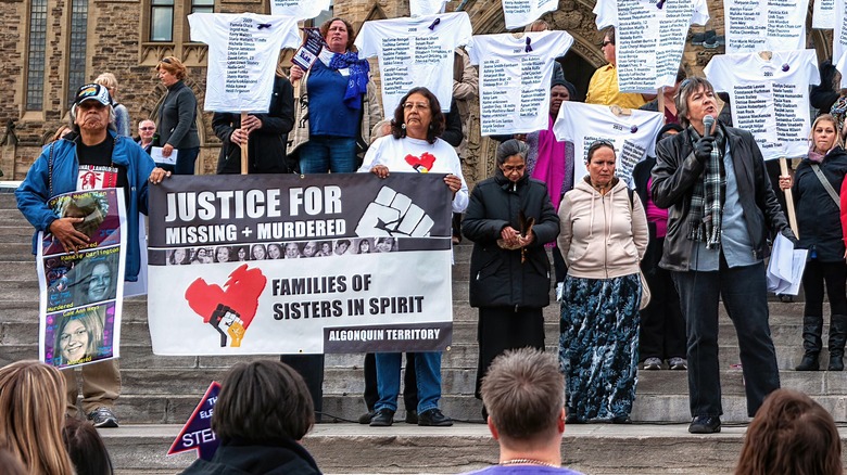 rally for the missing indigenous women