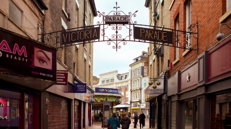 Leicester shopping area