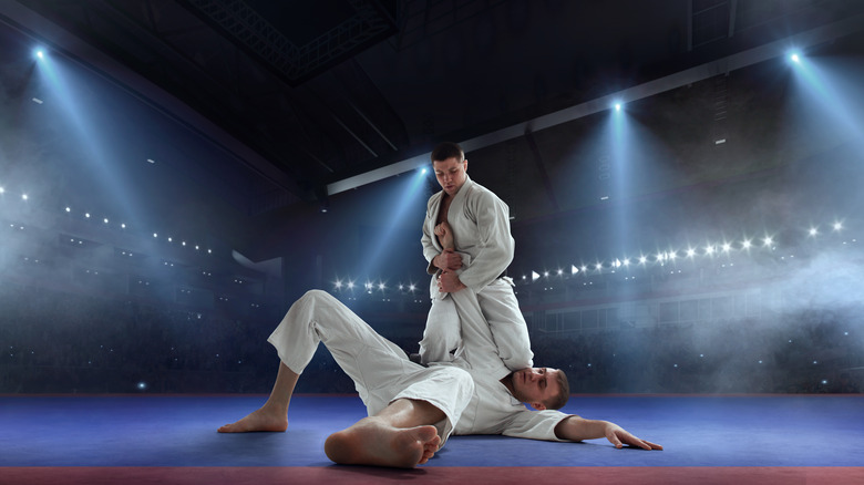 Hapkido fighters in ring