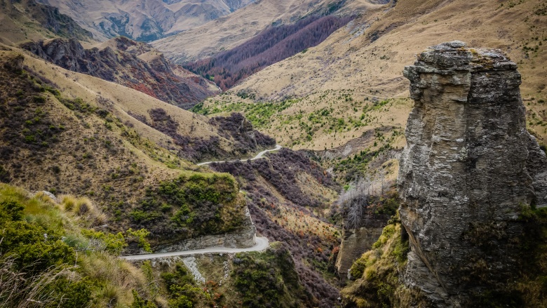 Skippers Canyon Road, New Zealand