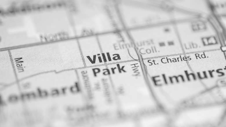 Map of Villa Park, Illinois