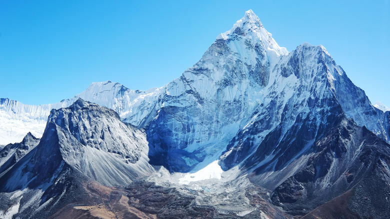 mount everest mountain ice