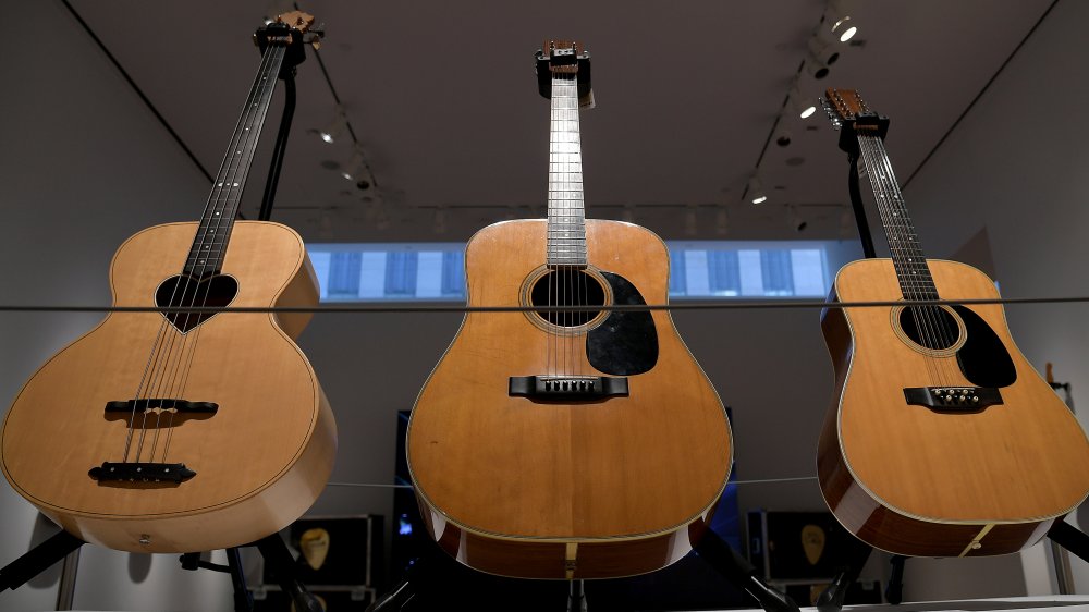 David Gimour guitars at auction.