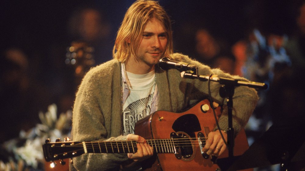 Kurt Cobain playing 1959 Martin D-18E on MTV's Unplugged in 1993