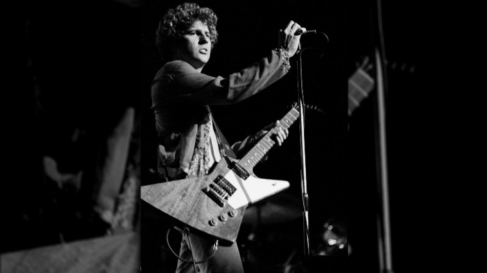 Sammy Hagar playing a Gibson Explorer