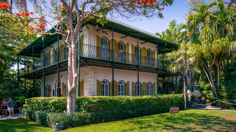 An exterior image of The Hemingway House