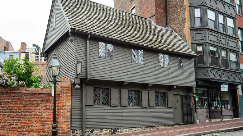 An exterior image of The Paul Revere House