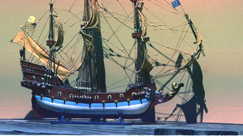 model of Queen Anne's Revenge