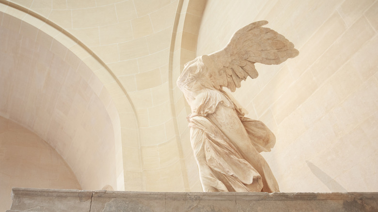 Winged Victory in the Louvre Paris France