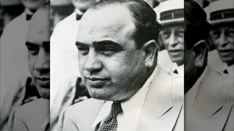 Al Capone looking forward