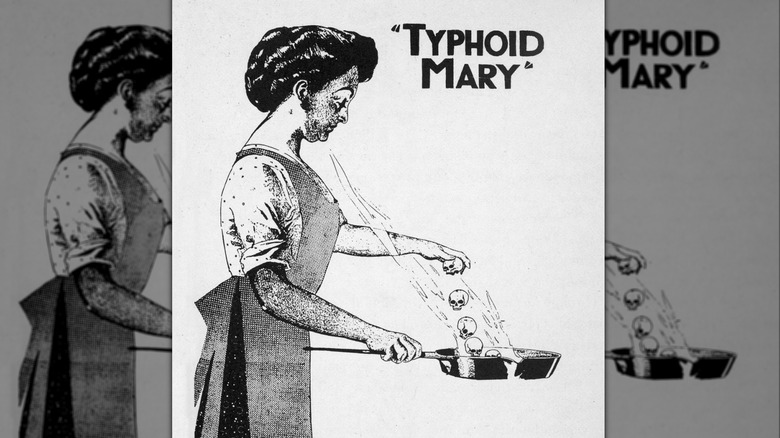Typhoid Mary illustration, 1909