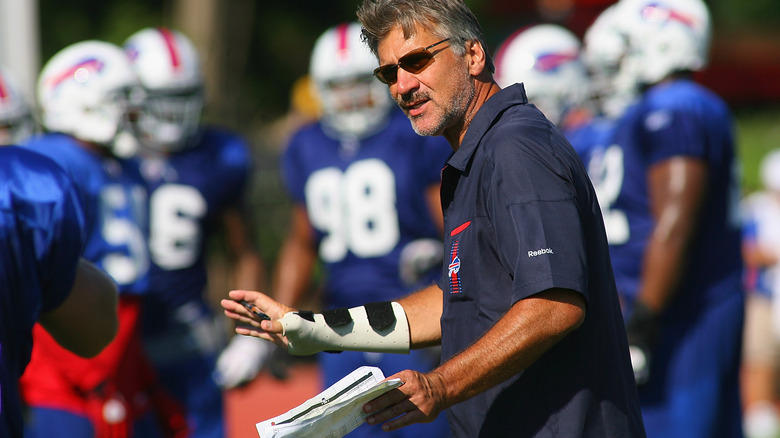 Dave Wannstedt coaching for the buffalo bills