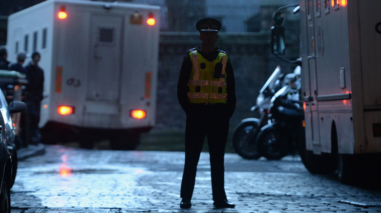 Edinburgh in winter during a different 2014 murder case