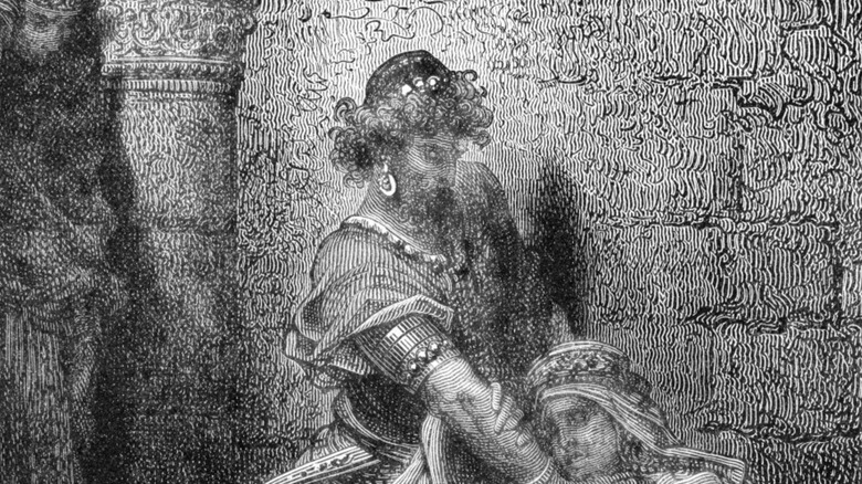 etching of alexius v murdering alexius iv