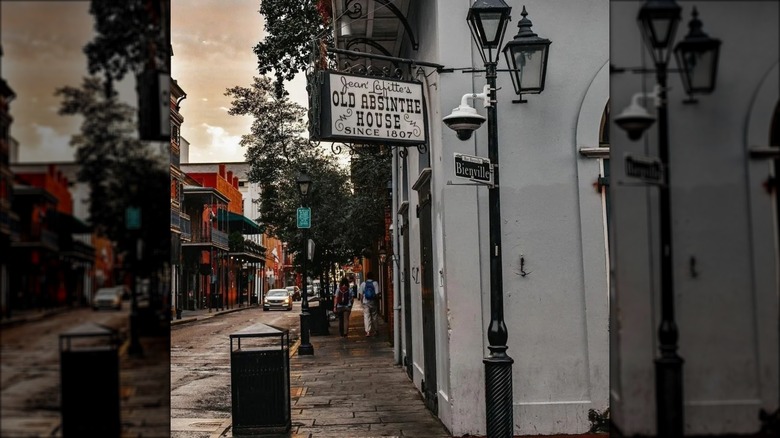 Sign for Jean Lafitte's Old Absinthe House