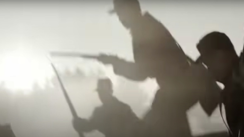 Hatfields McCoys silhouette soldiers 