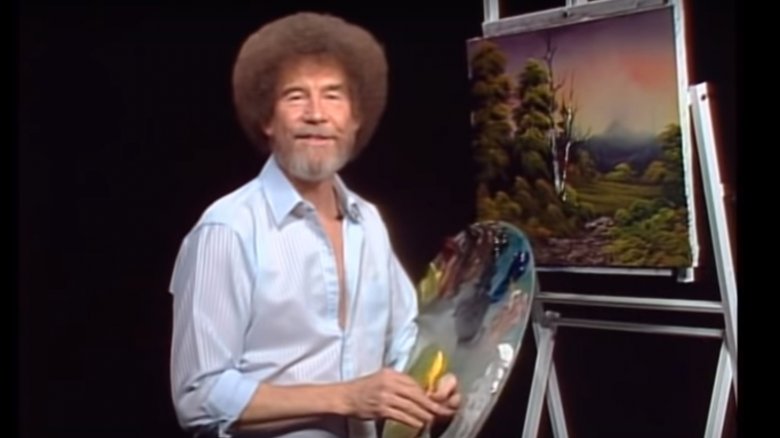 Bob Ross Easel) How to use Screws on Thin Canvas? : r/HappyTrees