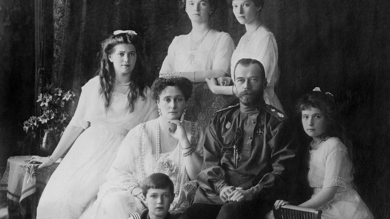 Romanov family photo portrait