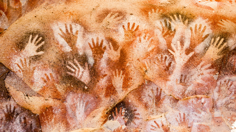 Cueva de los Manos hands panel