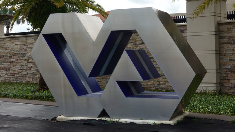 VA hospital sign