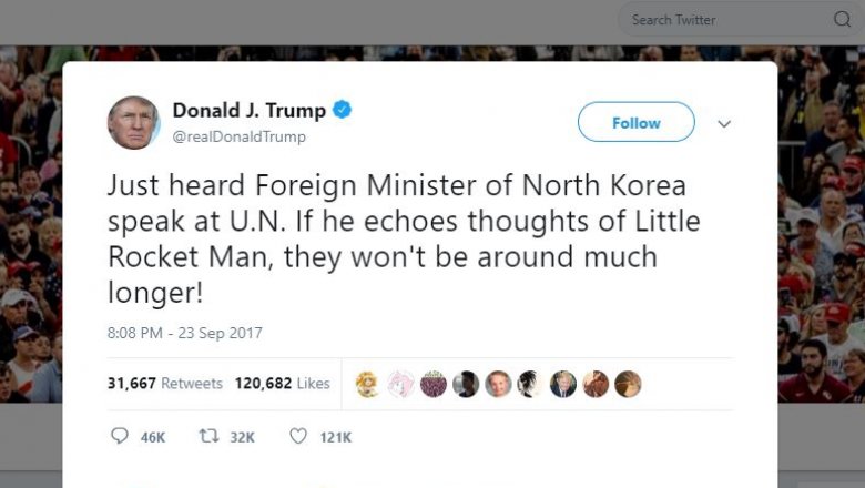 Trump Little Rocket Man