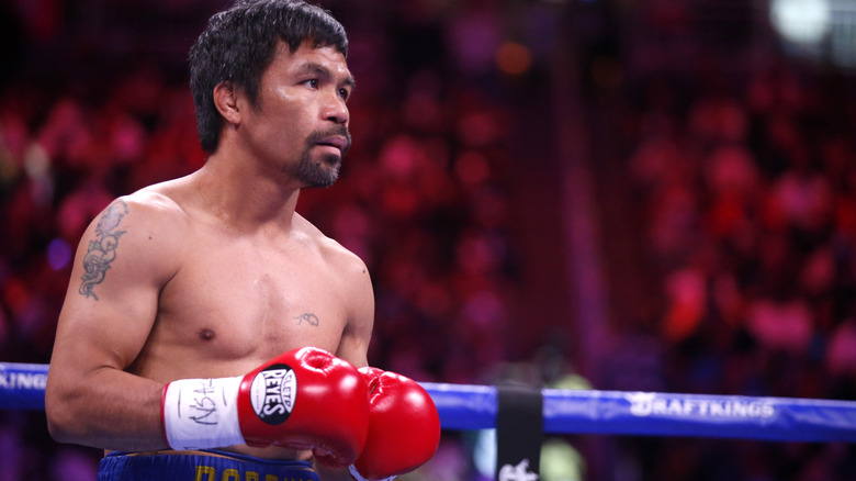 Manny Pacquiao in the ring