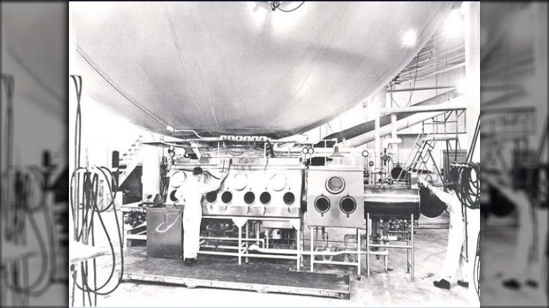 Million-liter test sphere, Fort Detrick, Maryland, USA