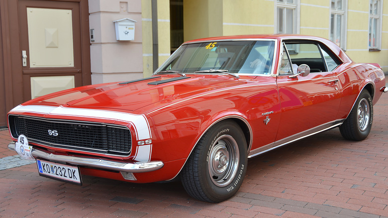 1967 Chevrolet Camaro SS parked