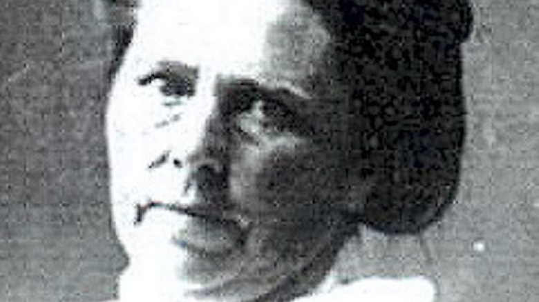 A rare photo of killer Belle Gunness.