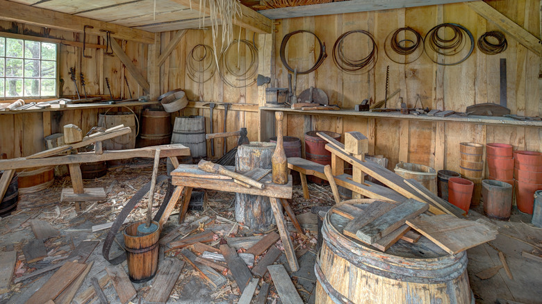 reproduction cooper shop interior