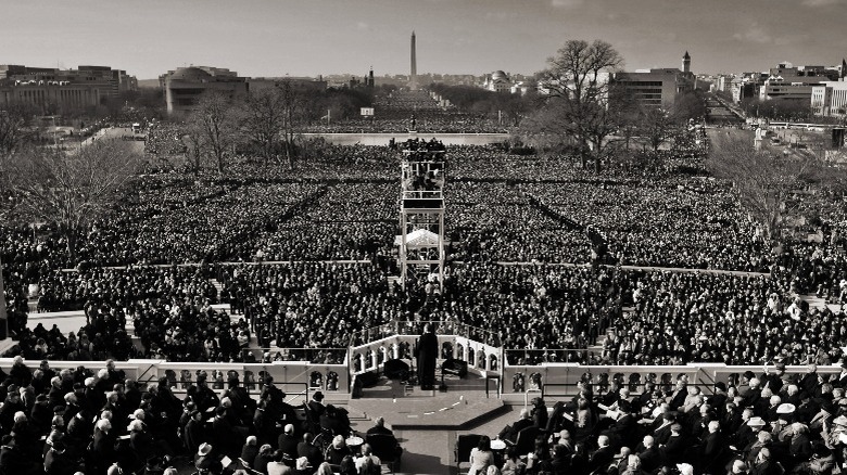 2009 Obama Inauguration aerial view