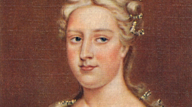 painting of Caroline of Ansbach smiling 