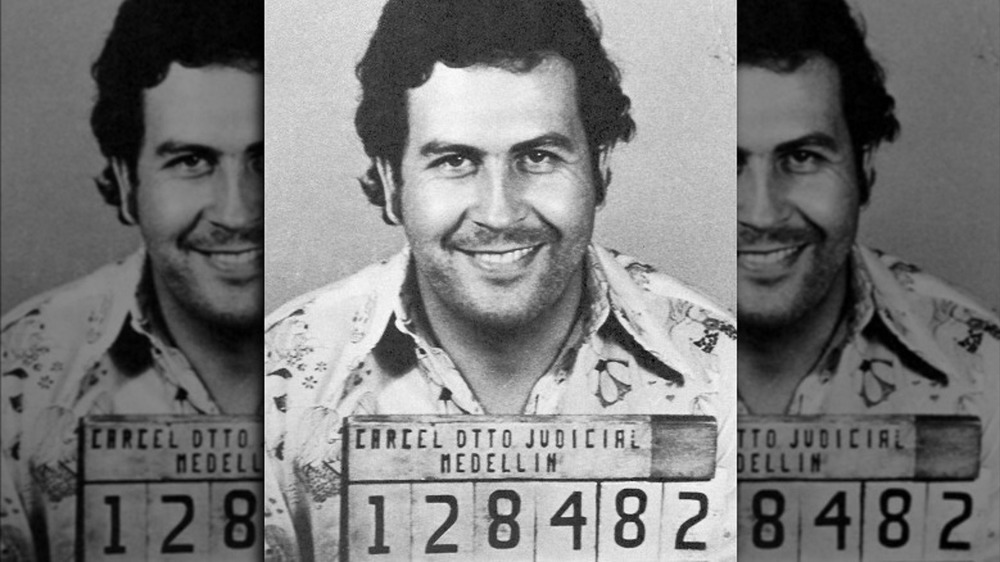 Pablo Escobar mugshot in 1976