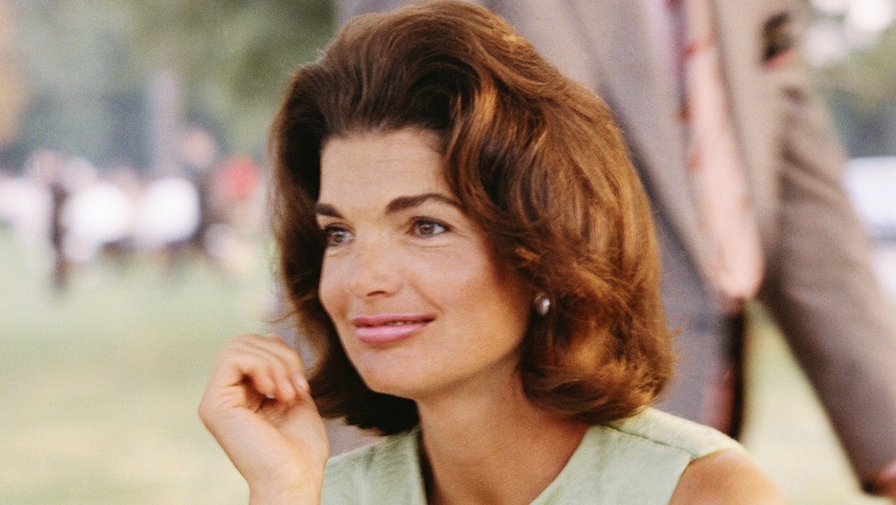 Jackie Kennedy smiling