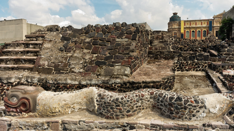 Tenochtitlan Templo Mayor ruins