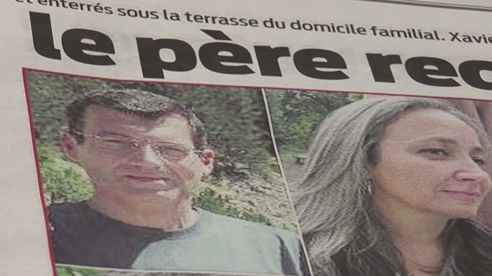 A photo of Xavier Dupont de Ligonnes in a French newspaper