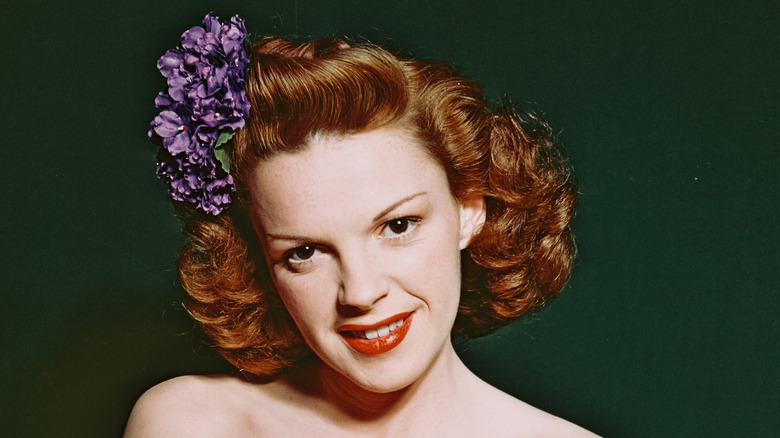 Judy Garland smiling