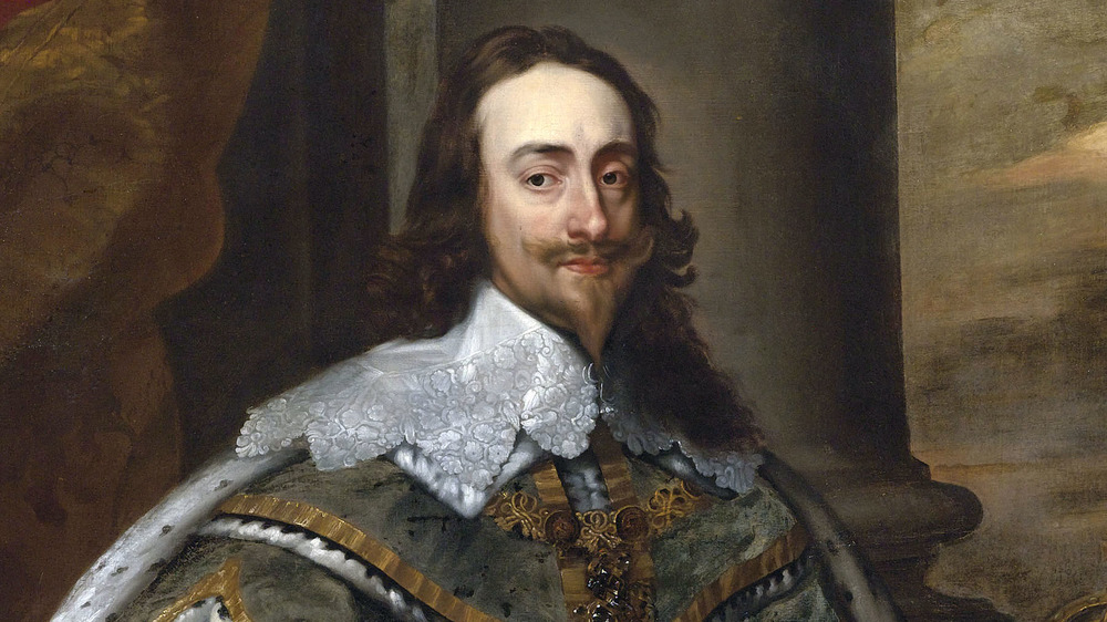 Copy of a portrait of Charles by Anthony van Dyck, c. 1636 (Cropped)