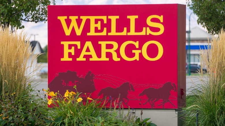 Wells Fargo sign